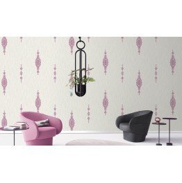 Decowall Armani Damask Krem-Pembe Duvar Kağıdı 3001-01 (Fiyat İçin İletişime Geçiniz)