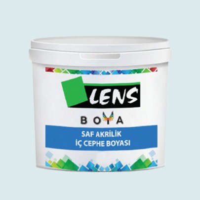 Lens Saf Akrilik İç Cephe Boyası Buz Mavisi 10 KG (Fiyat İçin İletişime Geçiniz)