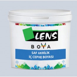 Lens Saf Akrilik İç Cephe Boyası Açık Mavi Gri 10 KG (Fiyat İçin İletişime Geçiniz)