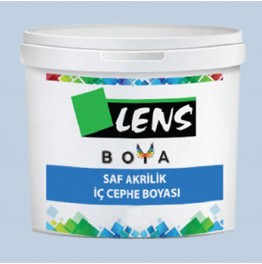 Lens Saf Akrilik İç Cephe Boyası Gök Mavi 10 KG (Fiyat İçin İletişime Geçiniz)