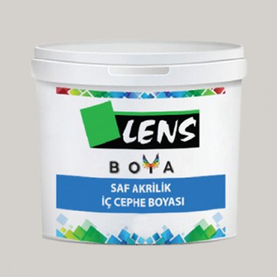 Lens Saf Akrilik İç Cephe Boyası Açık Gri 3,5 KG (Fiyat İçin İletişime Geçiniz)