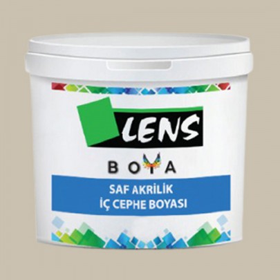 Lens Saf Akrilik İç Cephe Boyası Kum Beji 20 KG (Fiyat İçin İletişime Geçiniz)