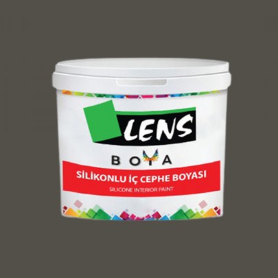 Lens Silikonlu  İç Cephe Boyası Antrasit 10 KG (Fiyat İçin İletişime Geçiniz)