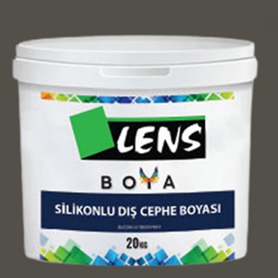 Lens Silikonlu Dış Cephe Boyası Koyu Antrasit 20 KG  (Fiyat İçin İletişime Geçiniz)