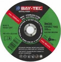 Bay-Tec İnox Taş Kesici 115x1.0x22.2