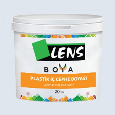 Lens Plastik İç Cephe Boyası Gök Mavi Grisi 10 KG (Fiyat İçin İletişime Geçiniz)