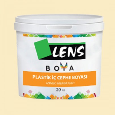 Lens Plastik İç Cephe Boyası Muz 3,5 KG  (Fiyat İçin İletişime Geçiniz)