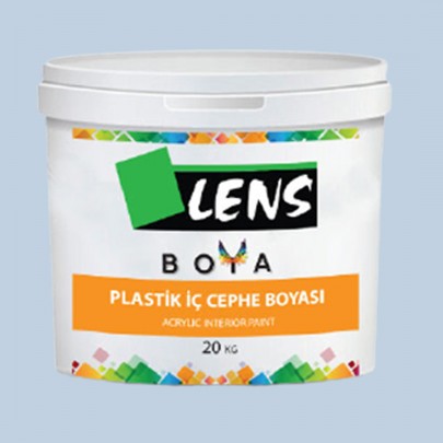 Lens Plastik İç Cephe Boyası Gök Mavi 10 KG (Fiyat İçin İletişime Geçiniz)