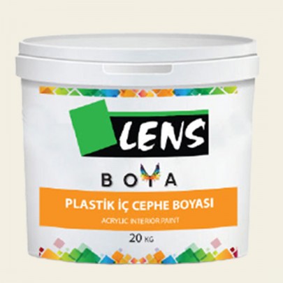 Lens Plastik İç Cephe Boyası Krem 3,5 KG (Fiyat İçin İletişime Geçiniz)